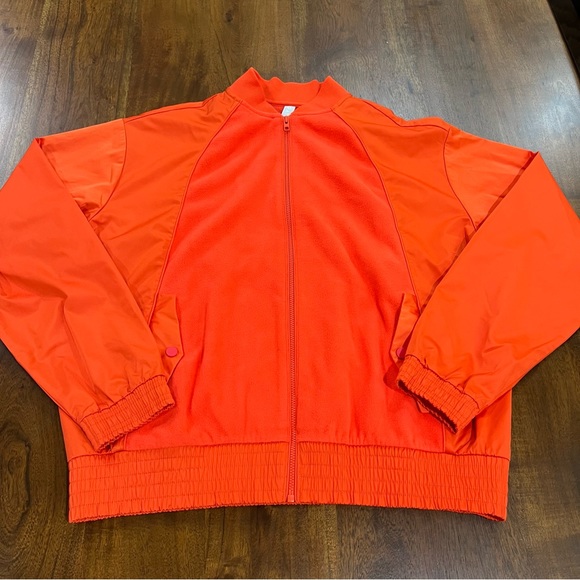 Athleta Zion Microfleece Full Zip Bomber Jacket Size Small - Picture 3 of 9